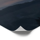 Wind Eule Dämmerung Himmel Poster (Ecke)