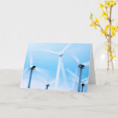 Wind Farm Card Karte (Gelbe Blume)