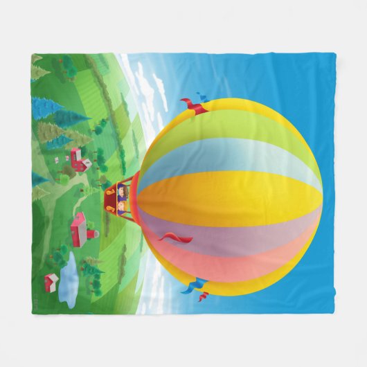 Wind Fleecedecke (Vorderseite (Horizontal))