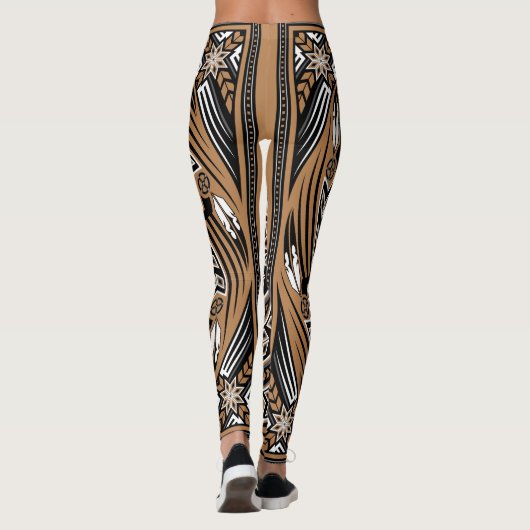 Wind-Geist Brown Leggings (Rückseite)