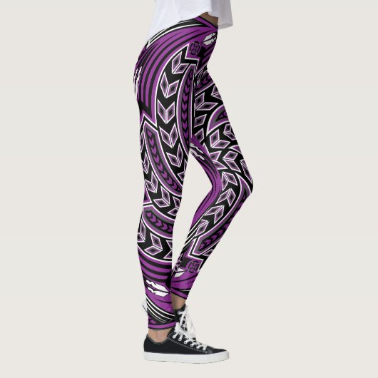Wind-Geist lila Leggings (Rechts)