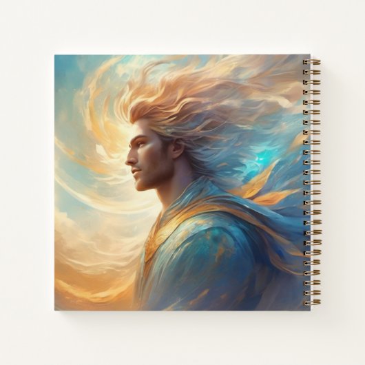 Wind Hardcover Notizblock (Rückseite)