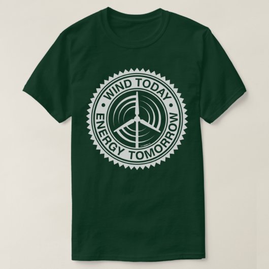 WIND HEUTE ENERGIE MORGEN ART 3 T-Shirt (Design vorne)