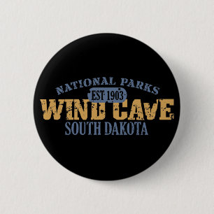 Wind-Höhlen-Nationalpark Button