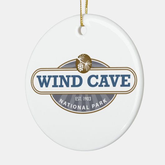 Wind-Höhlen-Nationalpark Keramikornament (Links)