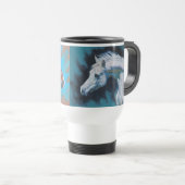 Wind Horses Steel Travel Mug Reisebecher (VorderseiteRechts)