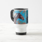 Wind Horses Steel Travel Mug Reisebecher (Vorderseite Links)