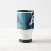 Wind Horses Steel Travel Mug Reisebecher (Mittel)