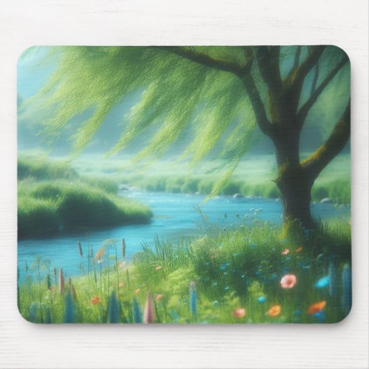 Wind im Wilden Mousepad (Vorne)