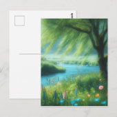 Wind im Wilden Postkarte (Vorne/Hinten)