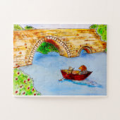 Wind im Willows Rat und Mole Puzzle (Horizontal)