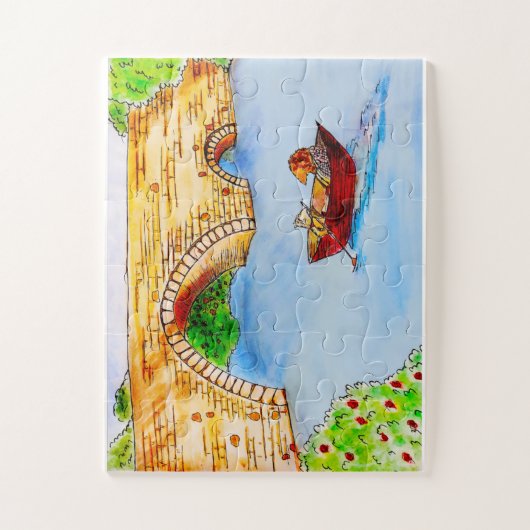 Wind im Willows Rat und Mole Puzzle (Vertikal)