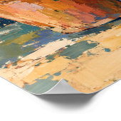 Wind in den Anemonen Kunstprint Poster (Ecke)