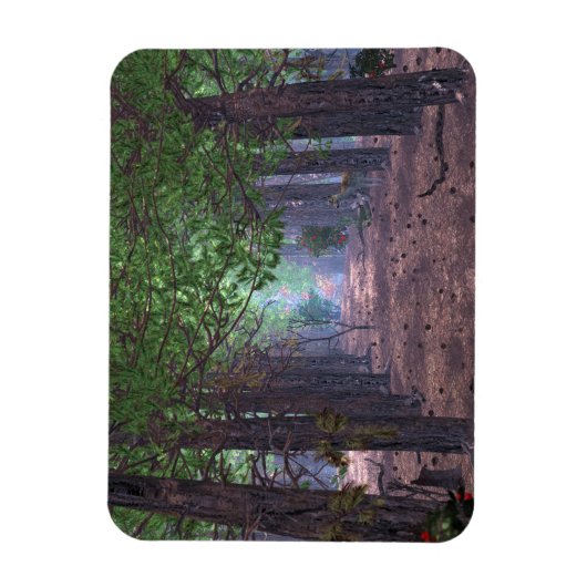 Wind in den Pines Flexible Magnet (Vertikal)