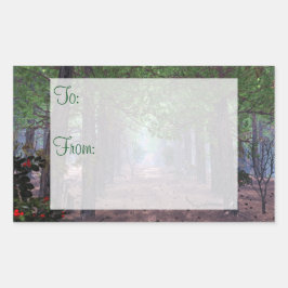 Wind in den Pines Geschenk Aufkleber