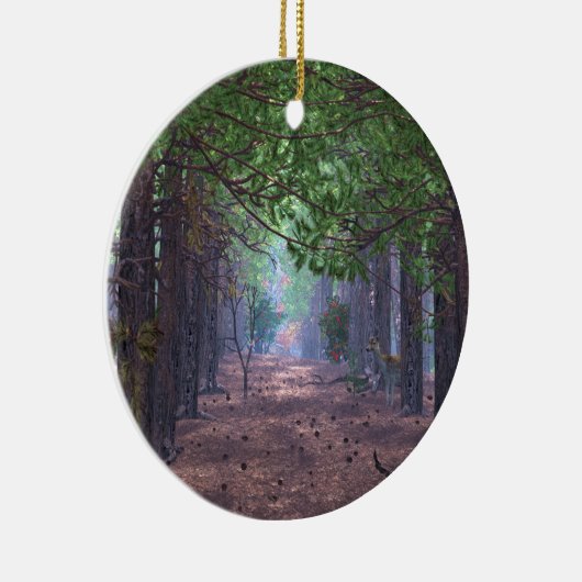 Wind in den Pinienwäldern Keramikornament (Rechts)