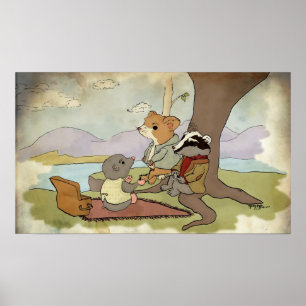 Wind in den Weiden Poster