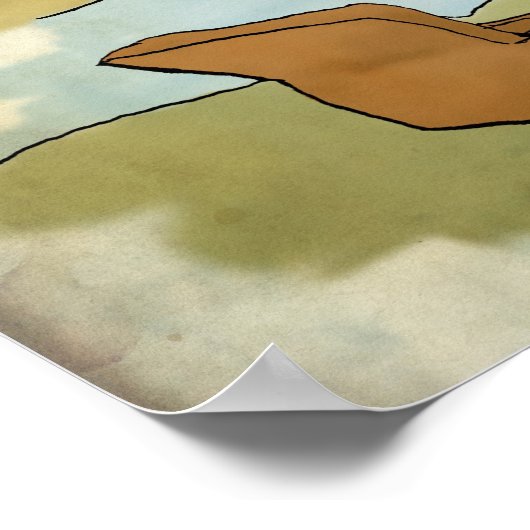 Wind in den Willows Poster (Ecke)