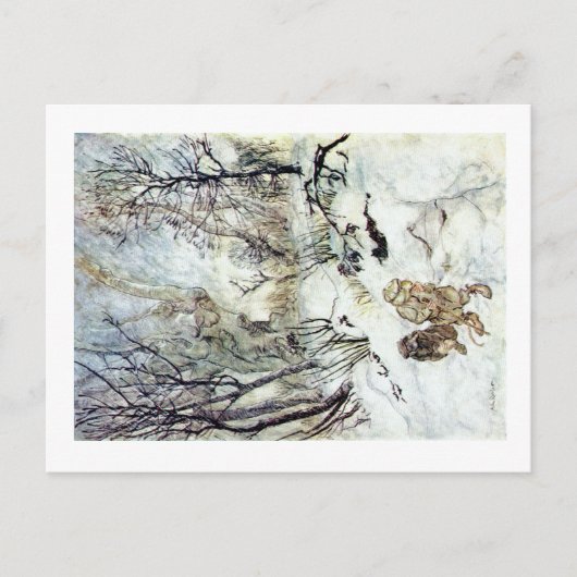 Wind in den Willows Postkarte (Vorderseite)