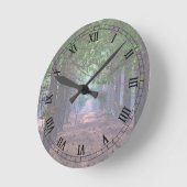 Wind in der Pines-Uhr Runde Wanduhr (Winkel)