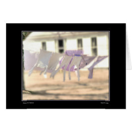 Wind in der Waschleine