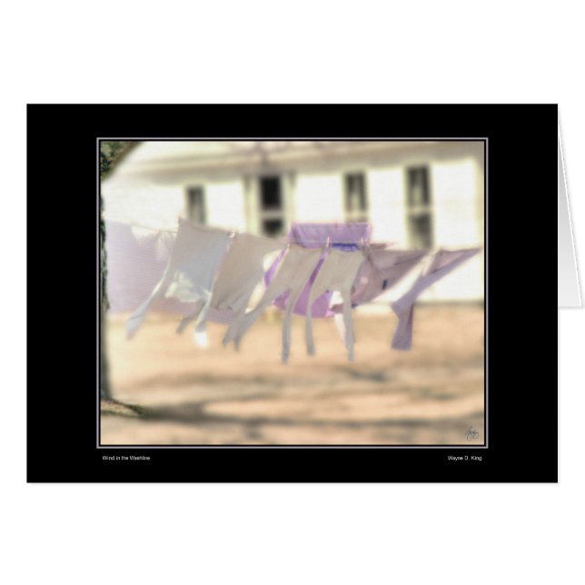 Wind in der Waschleine (Vorderseite (Horizontal))