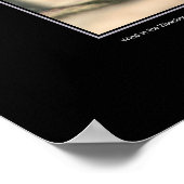 Wind in der Waschleinenplakette Poster (Ecke)