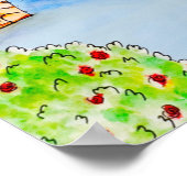 Wind in der Wildlows Rat and Mole Bootsszene Poster (Ecke)