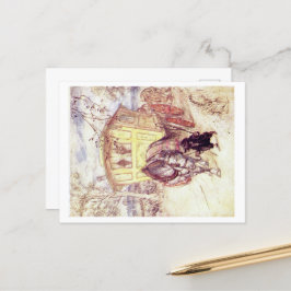 Wind in der Willows-Postkarte Postkarte