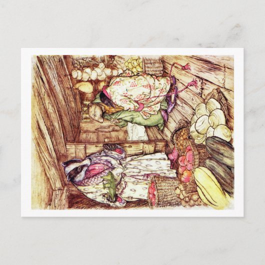 Wind in der Willows-Postkarte Postkarte (Vorderseite)