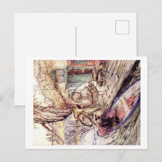 Wind in der Willows-Postkarte Postkarte (Vorne/Hinten)