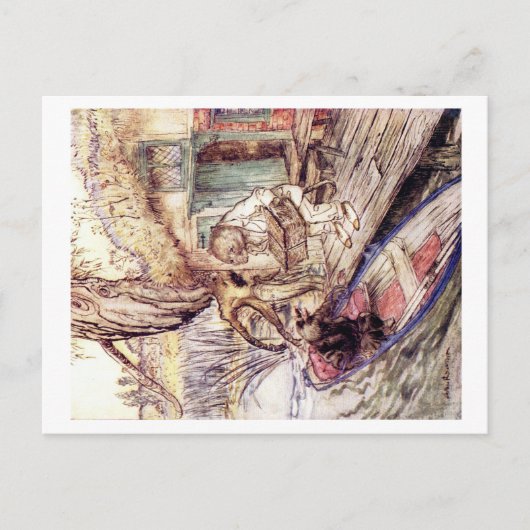 Wind in der Willows-Postkarte Postkarte (Vorderseite)