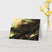 "Wind in Gras" Digital transformierte Wiese Karte (Gelbe Blume)