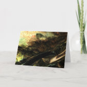 "Wind in Gras" Digital transformierte Wiese Karte (Vorderseite)