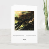 "Wind in Gras" Digital transformierte Wiese Karte (Rückseite)