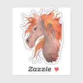 Wind in meinem Haar! Aufkleber (Blatt)