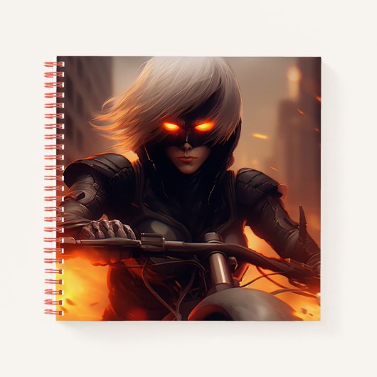 Wind in the Hair Notizblock (Vorderseite)