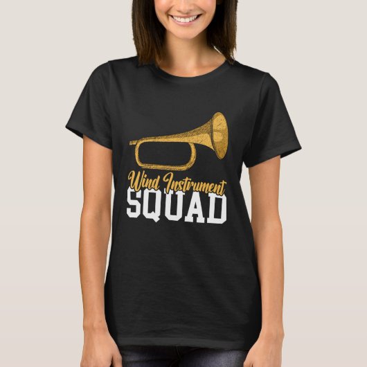 Wind Instrument Squad Wind Instrument Music T-Shirt (Vorderseite)