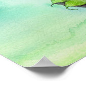 Wind Irlands Fantasy Mermaid Art Poster (Ecke)