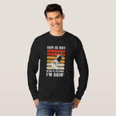 Wind is blowing Kitesurfing and Kiteboarding T-Shirt (Vorne ganz)