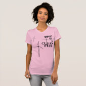 Wind ist ein sauberer Brennstoff T-Shirt (Vorne ganz)