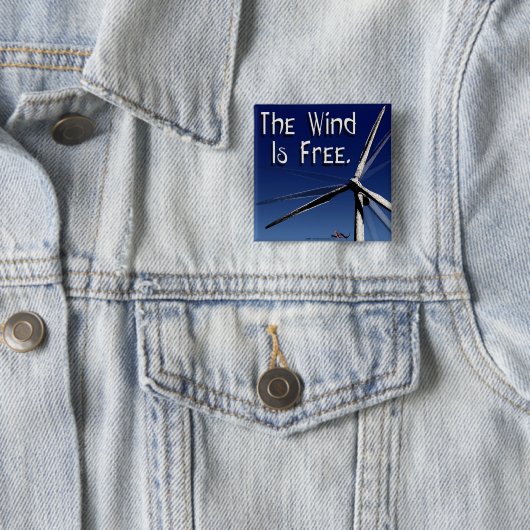 Wind ist freier Knopf Button (Beispiel)