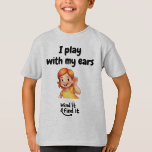 Wind It & Find It™-T-Shirt: „Ich spiele mit meinen T-Shirt