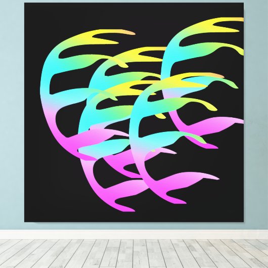 Wind Leinwanddruck (Insitu (Holzboden))