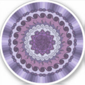 Wind Mandala Contour Sticker (Vorderseite)