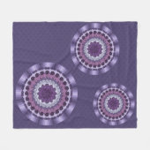 Wind Mandala Fleece Blanket (Vorderseite (Horizontal))
