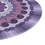 Wind Mandala Glas Cutting Board Schneidebrett (Ecke)