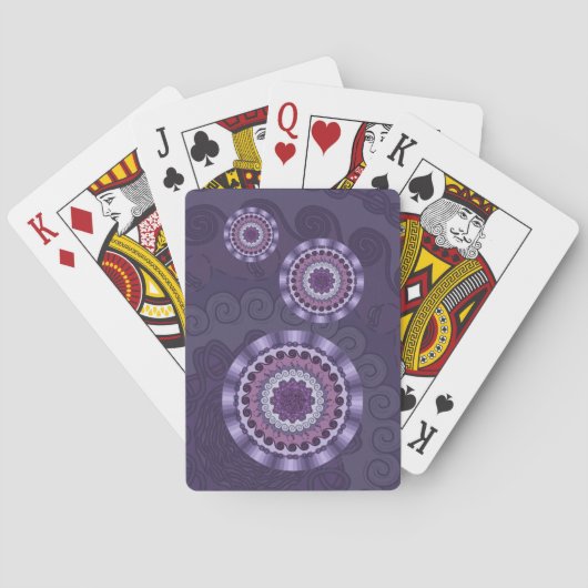 Wind Mandala Klassische Spielkarten (Rückseite)