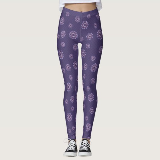 Wind Mandala Leggings (Vorderseite)