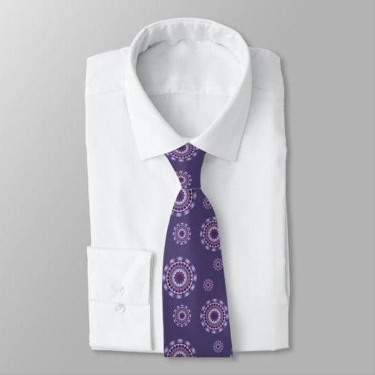 Wind Mandala Men's Neck Tie Krawatte (Gebunden)